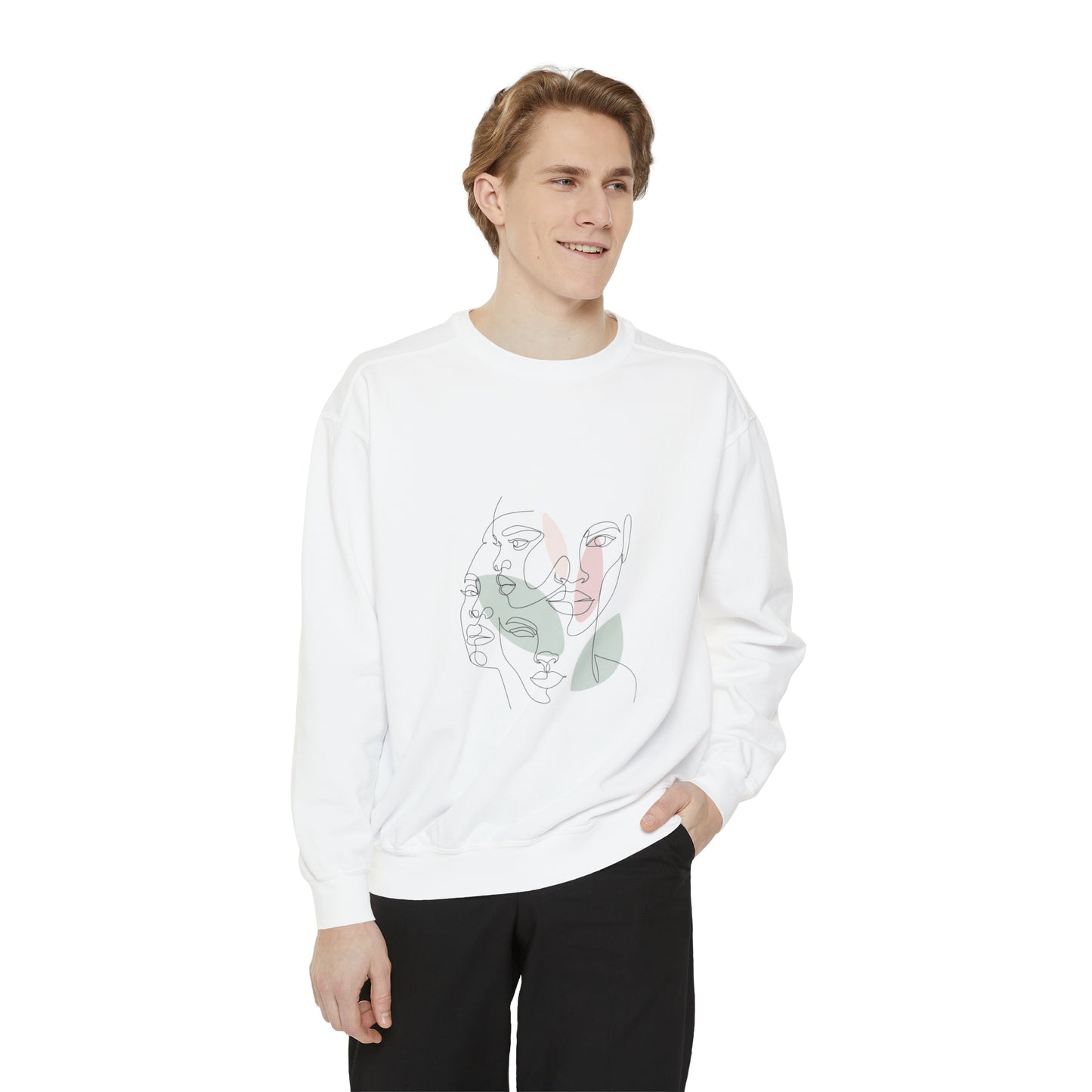 Abstract Art Faces Sweatshirt | Funny Unisex