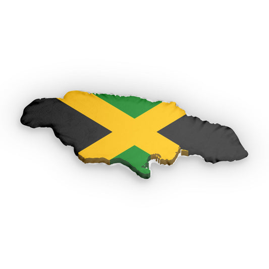 Jamaica Map | Custom Shaped Pillows