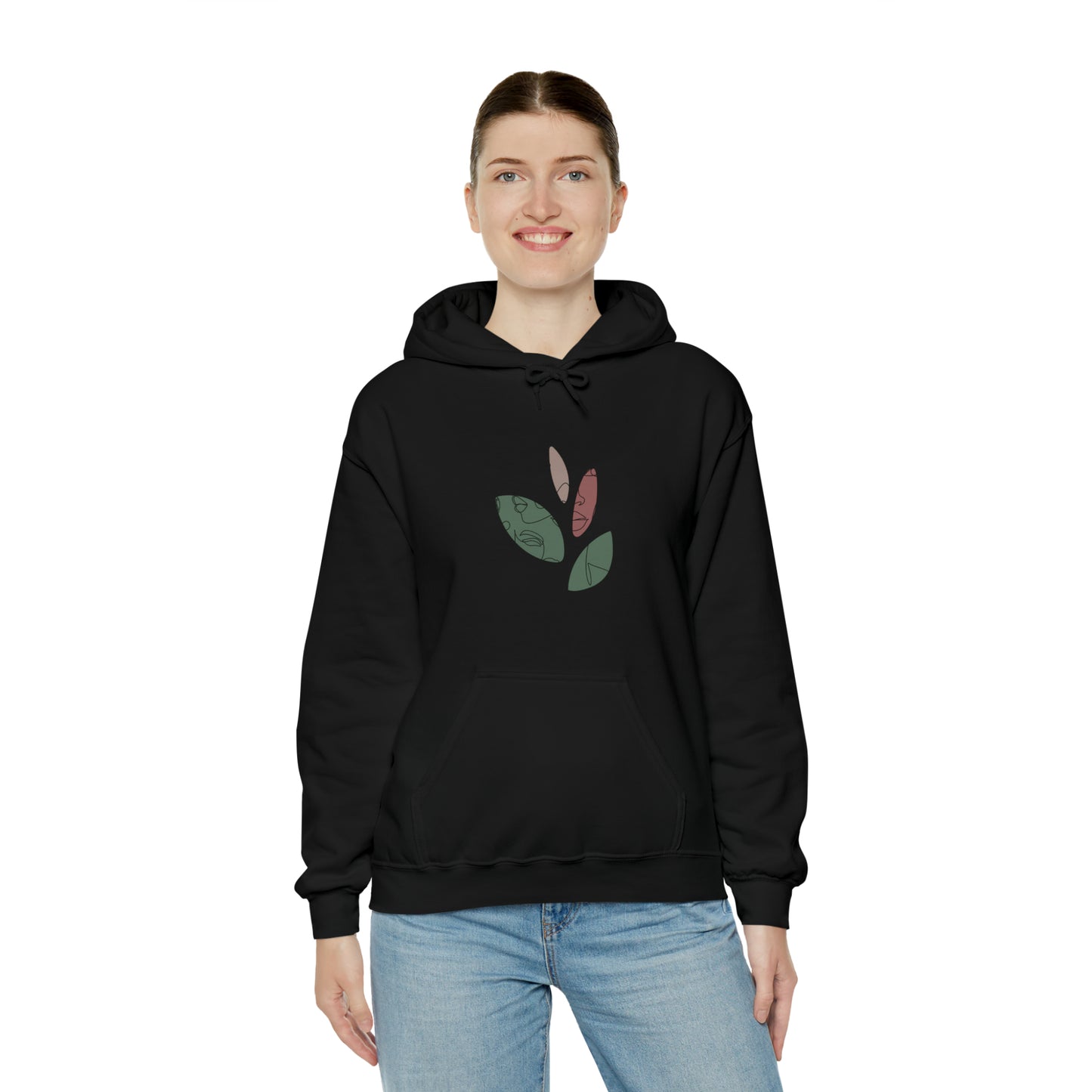 Abstract Art Faces Hoodie | Funny Unisex