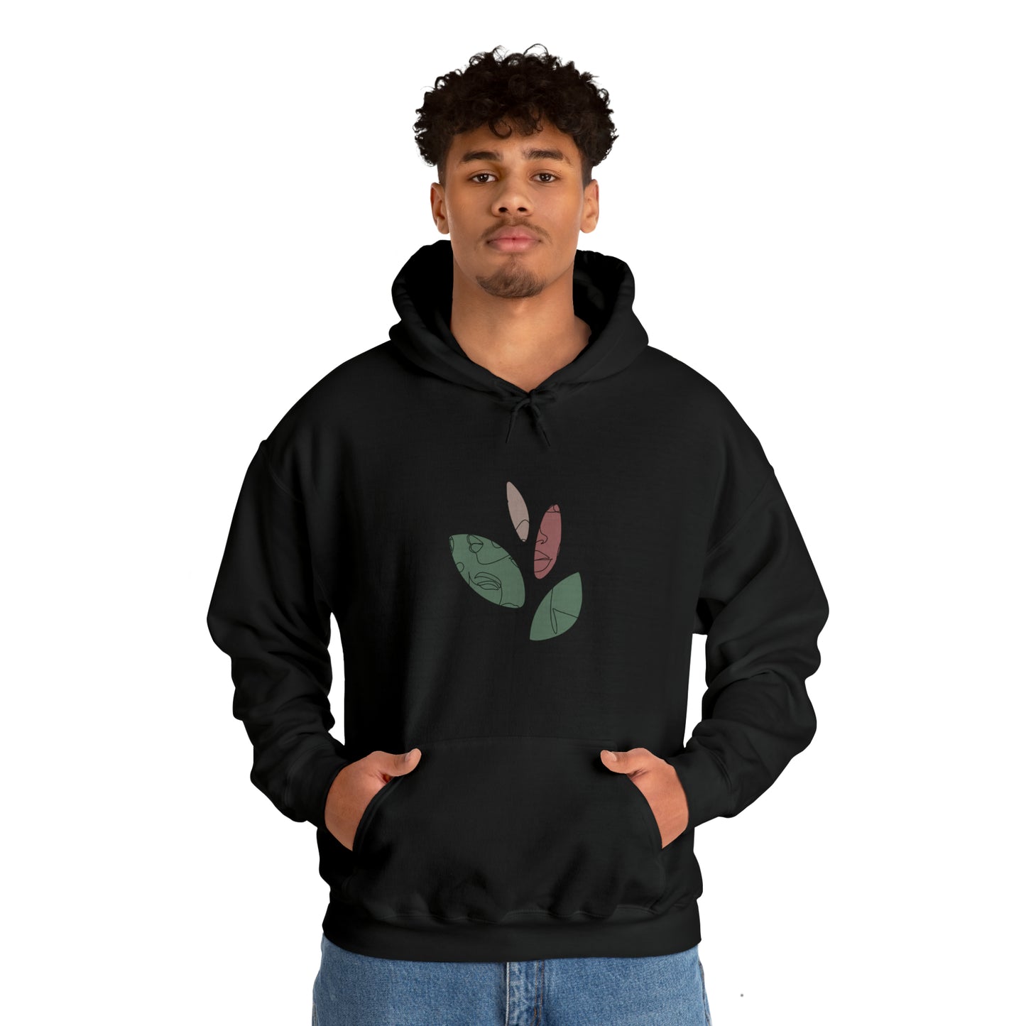 Abstract Art Faces Hoodie | Funny Unisex