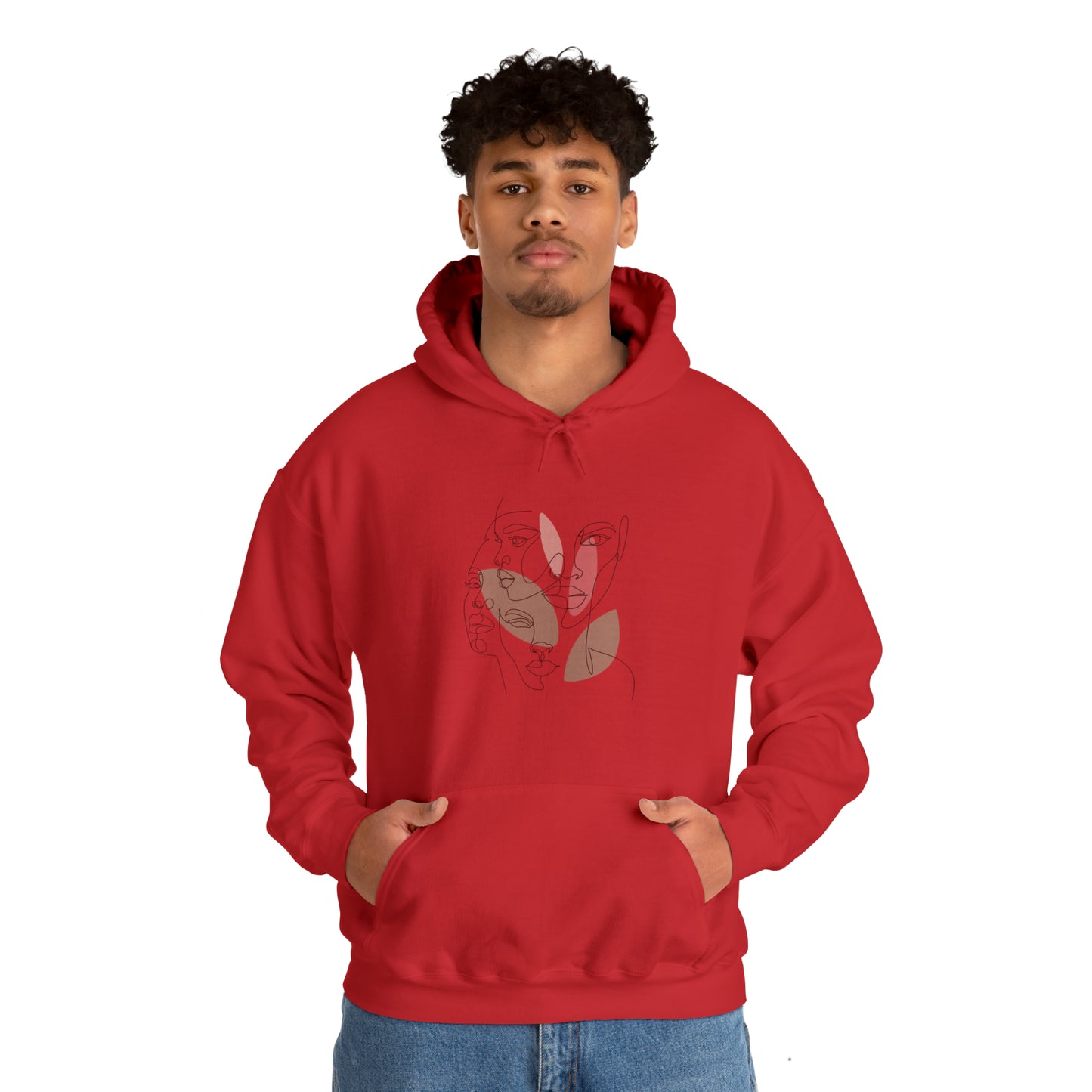 Abstract Art Faces Hoodie | Funny Unisex