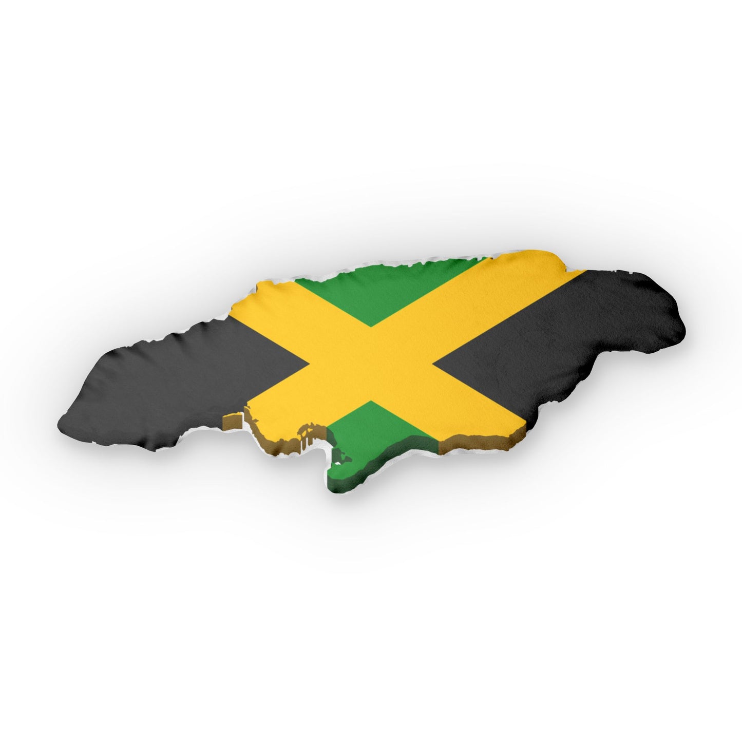 Jamaica Map | Custom Shaped Pillows