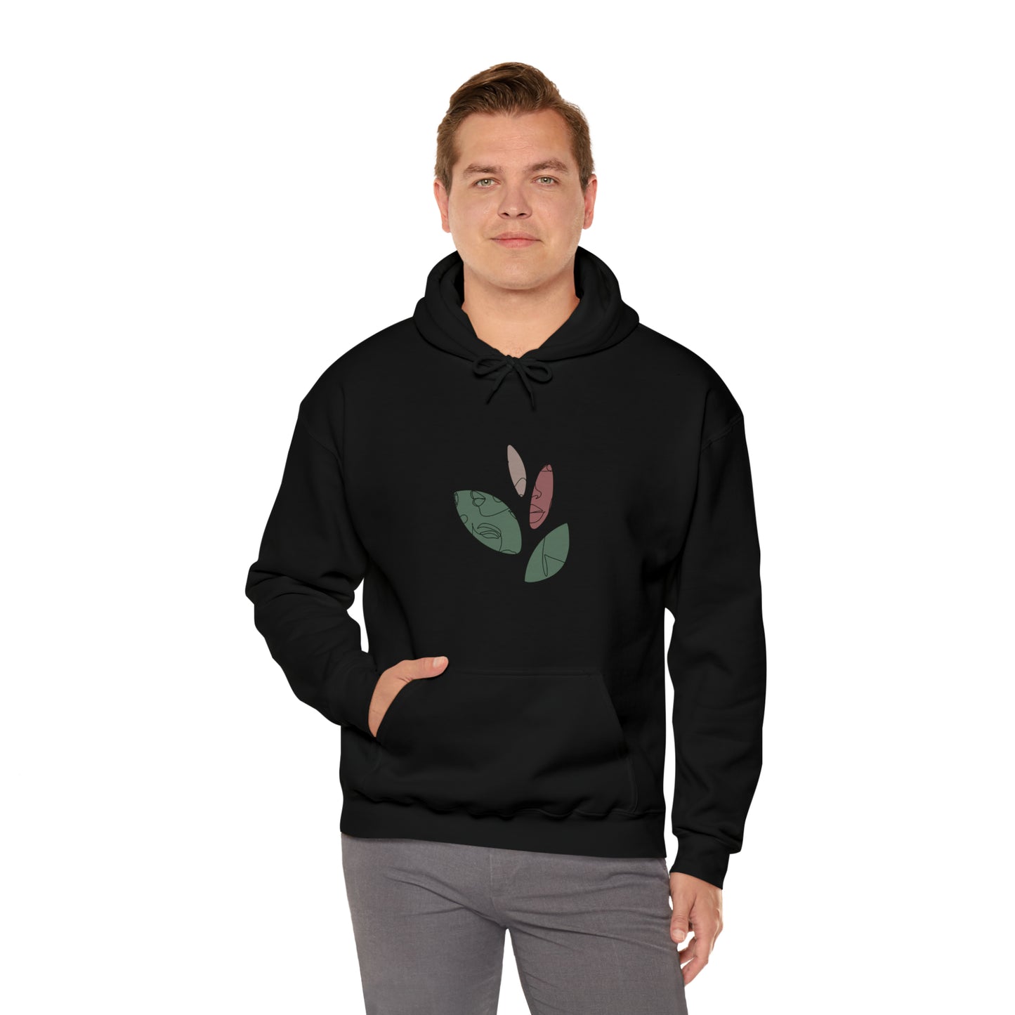 Abstract Art Faces Hoodie | Funny Unisex